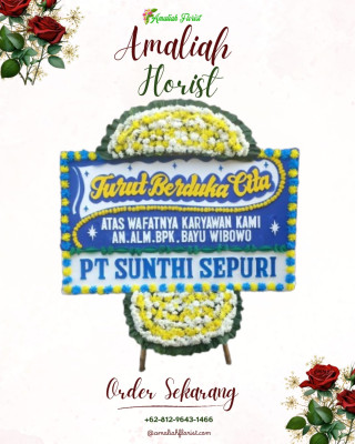 Papan Bunga Duka di Widang
