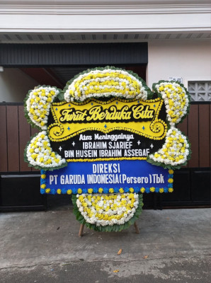 Papan Bunga Duka di Widang