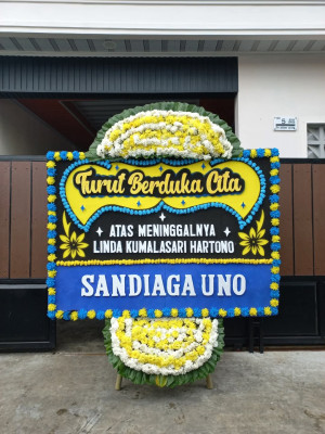 Papan Bunga Duka di Widang